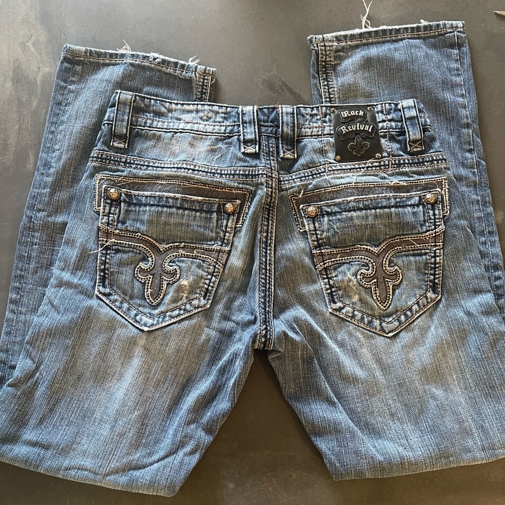 Mens Rock Revivals Size 33